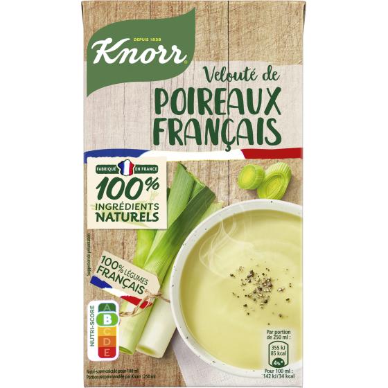 SOUPE VELOUTE DE POIREAUX FRANCAIS KNORR 1L