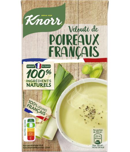 SOUPE VELOUTE DE POIREAUX FRANCAIS KNORR 1L