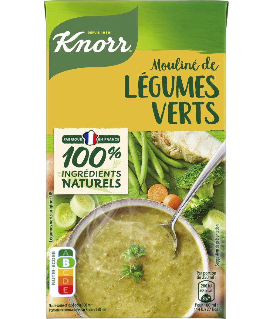 SOUPE MOULINE DE LEGUMES VERTS KNORR 1L