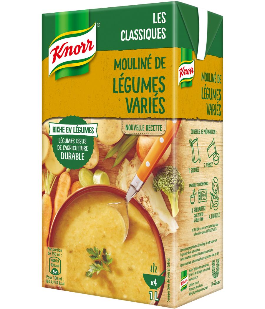SOUPE MOULINE DE LEGUMES VARIES KNORR 1L