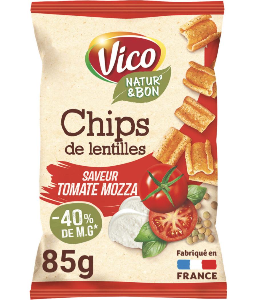 CHIPS DE LENTILLES SAVEUR TOMATE MOZZA VICO 85G
