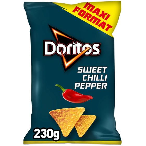 CHIPS DORITOS SWEET CHILLI PEPPER MAXI FORMAT 230G