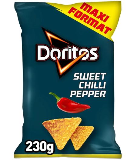 CHIPS DORITOS SWEET CHILLI PEPPER MAXI FORMAT 230G