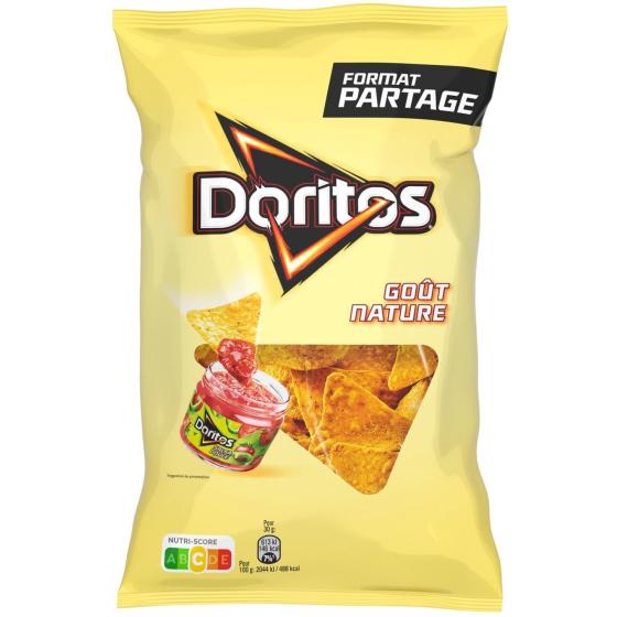 CHIPS TORTILLA GOUT NATURE DORITOS 230G
