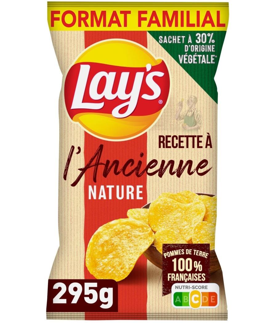 CHIPS LAY'S RECETTE A L'ANCIENNE NATURE 295G