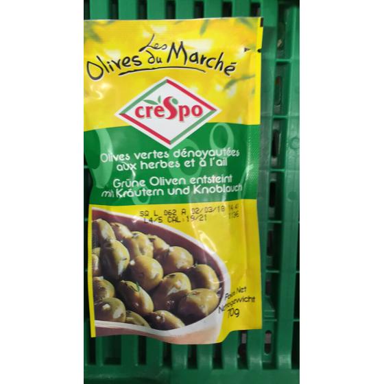 OLIVES VERTES DENOYAUTEES 70 G