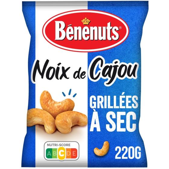 NOIX DE CAJOU GRILLEES A SEC BENENUTS 220G