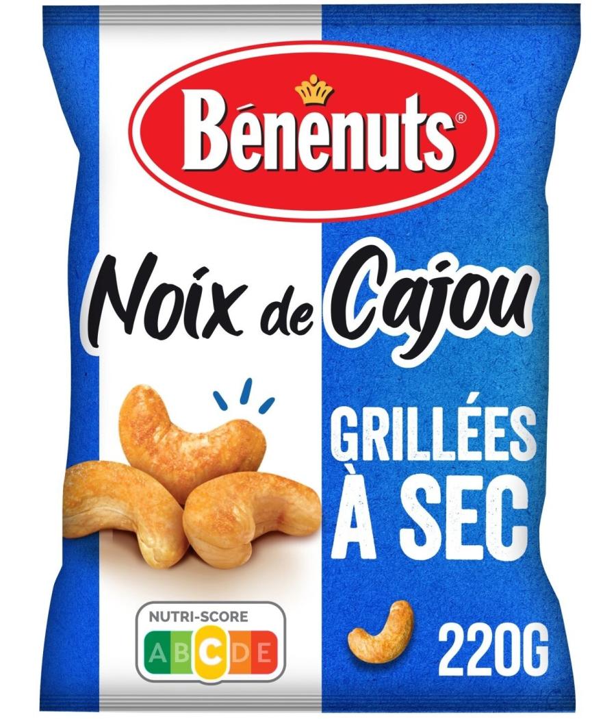 NOIX DE CAJOU GRILLEES A SEC BENENUTS 220G