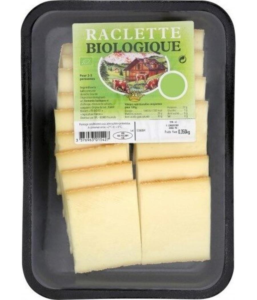 FROMAGE A RACLETTE BIOLOGIQUE 350G