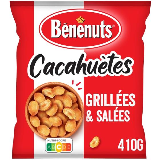 CACAHUETES GRILLEES & SALEES BENENUTS 410G
