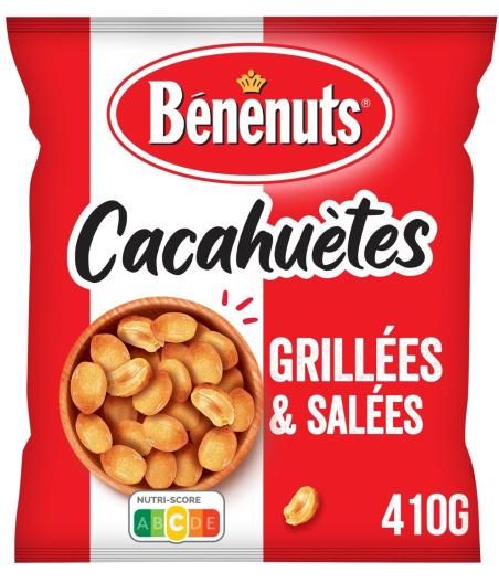 CACAHUETES GRILLEES & SALEES BENENUTS 410G