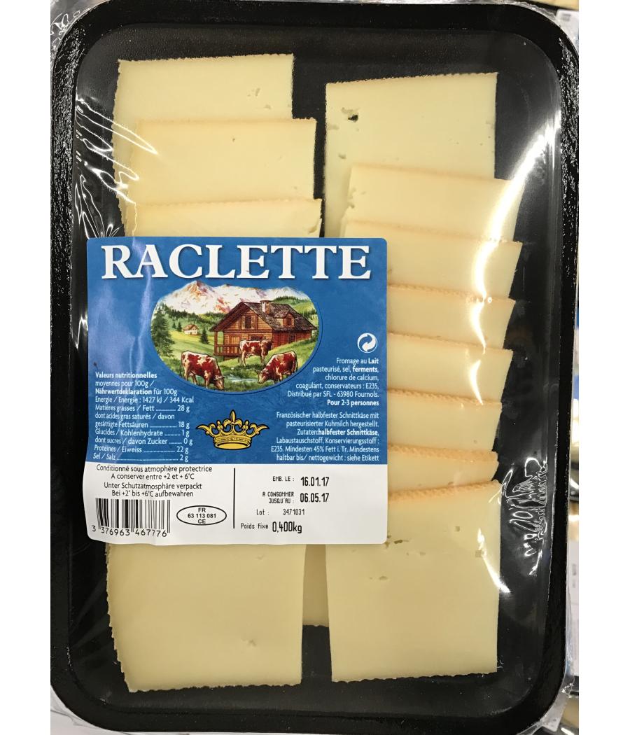 FROMAGE A RACLETTE 400G