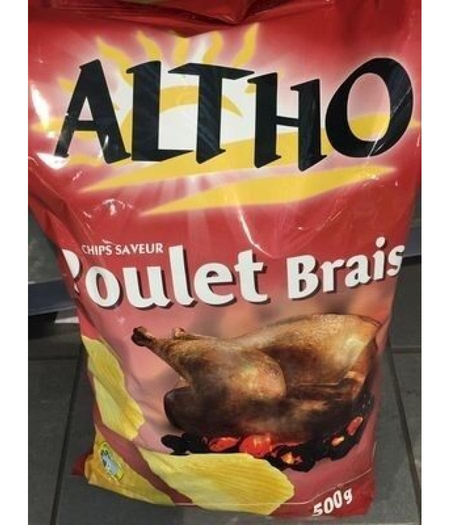 CHIPS SAVEUR POULET BRAISE ALTHO 500G