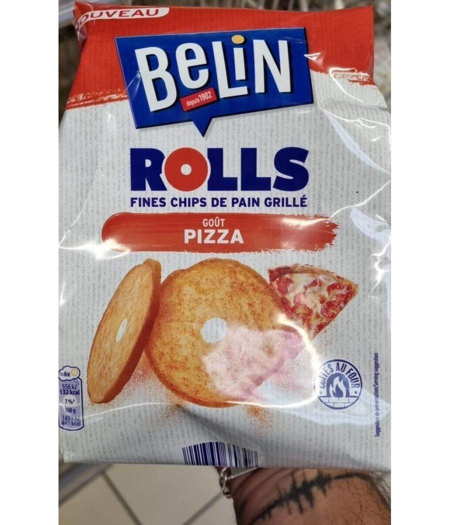 FINES CHIPS DE PAIN GRILLE GOUT PIZZA BELIN 150G