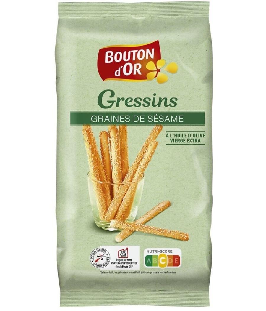GRESSINS AU SESAME BOUTON D'OR 125G