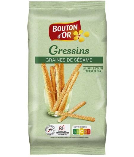 GRESSINS AU SESAME BOUTON D'OR 125G