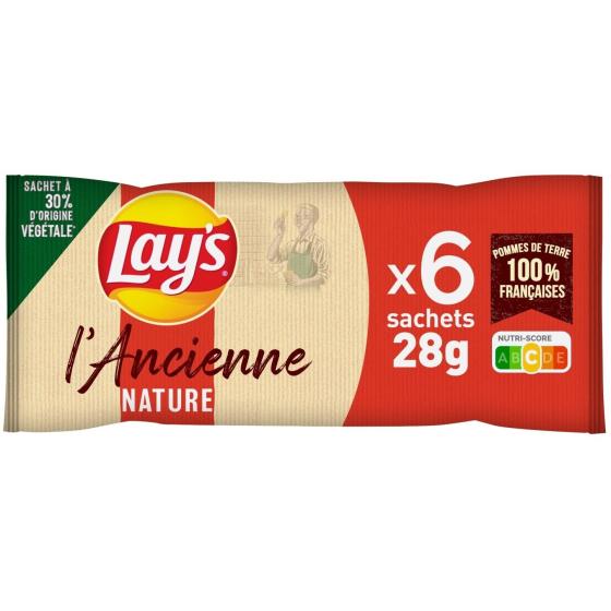 CHIPS NATURE RECETTE A L’ANCIENNE LAY'S 168G