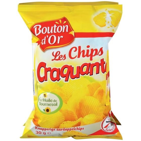 CHIPS CRAQUANTES BOUTON D'OR 180G