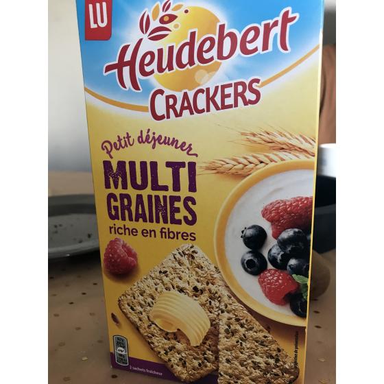 CRACKERS PETIT DEJEUNER MULTI GRAINES HEUDEBERT 200G
