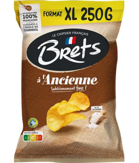 CHIPS DE POMMES DE TERRE A L'ANCIENNE BRETS 250G