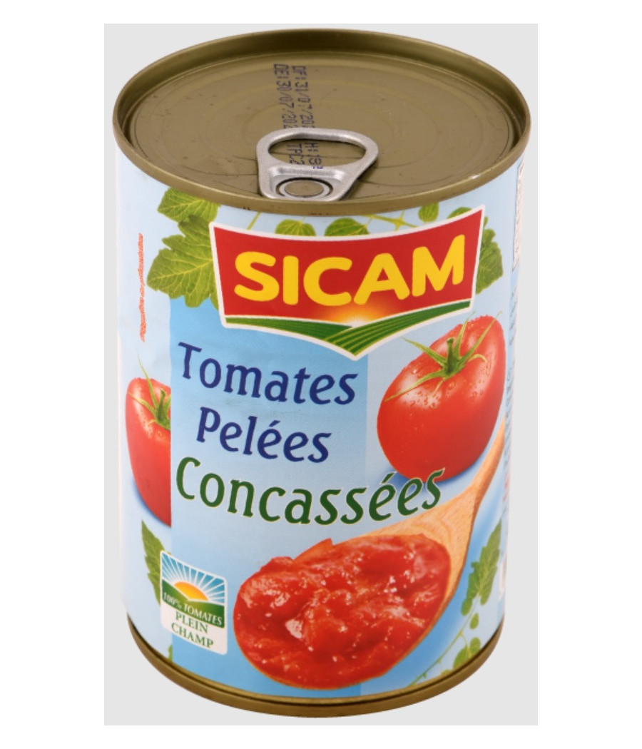 TOMATES SICAM PELEES CONCASSEES 400G