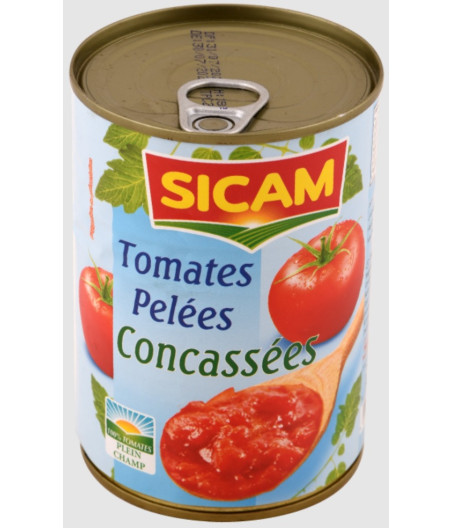 TOMATES SICAM PELEES CONCASSEES 400G