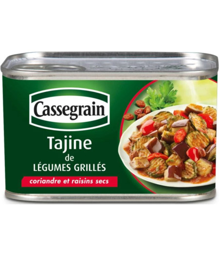 TAJINE DE LEGUMES CASSEGRAIN GRILLES 1/2 375G