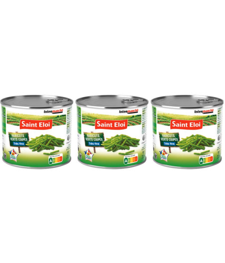 HARICOTS VERTS SAINT ELOI TRES FINS COUPES - 3X1/4 600G