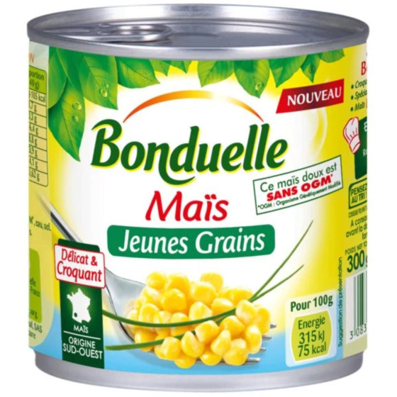 MAIS BONDUELLE JEUNES GRAINS 285G