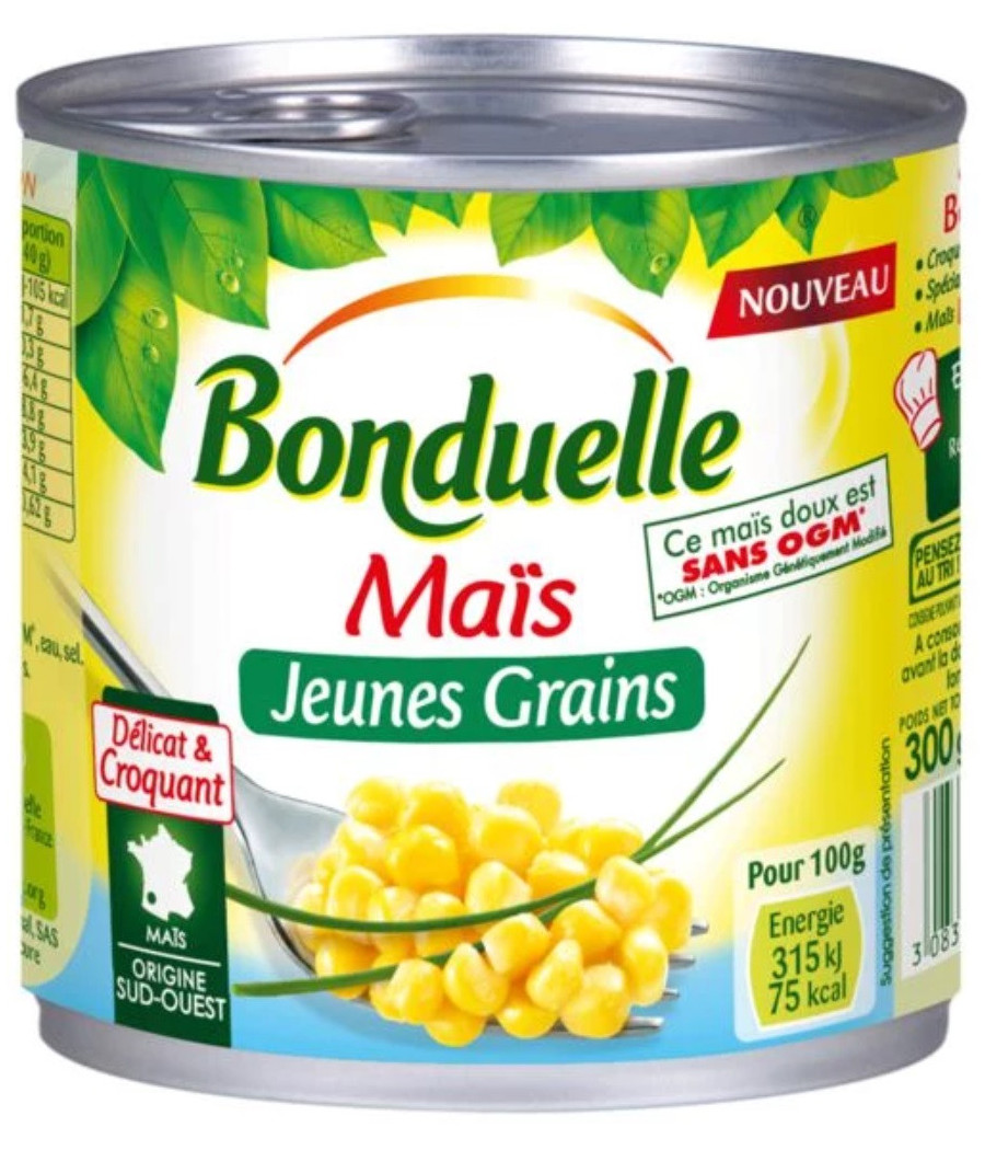 MAIS BONDUELLE JEUNES GRAINS 285G