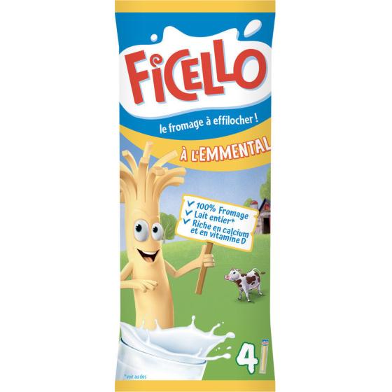 LE FROMAGE A EFFILOCHER A L'EMMENTAL FICELLO 84G