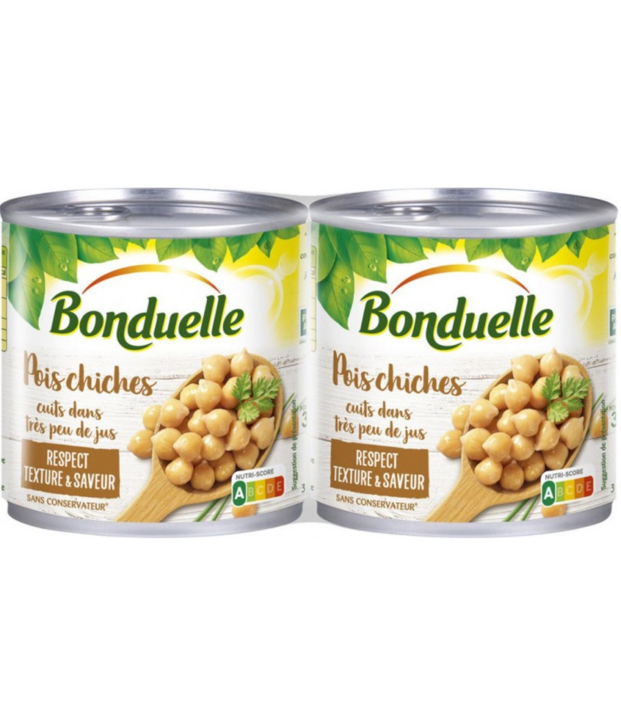POIS CHICHES BONDUELLES 620G (2 X 310 G)