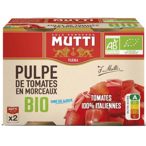 PULPE DE TOMATES EN MORCEAUX 800G
