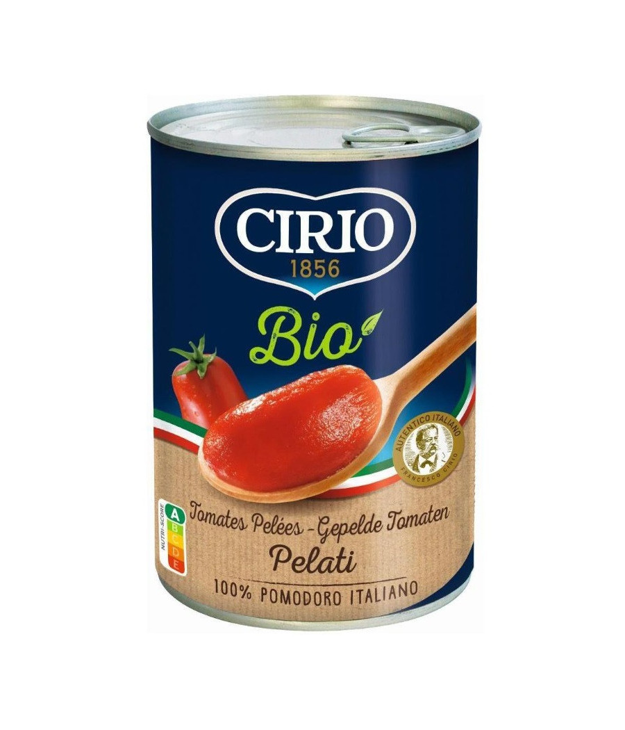 TOMATE PELEES BIO CIRIO 400G