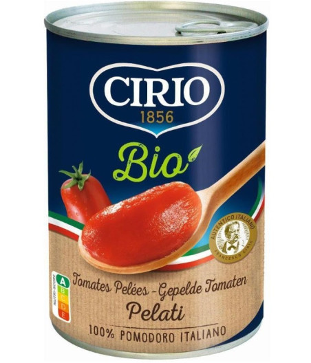TOMATE PELEES BIO CIRIO 400G