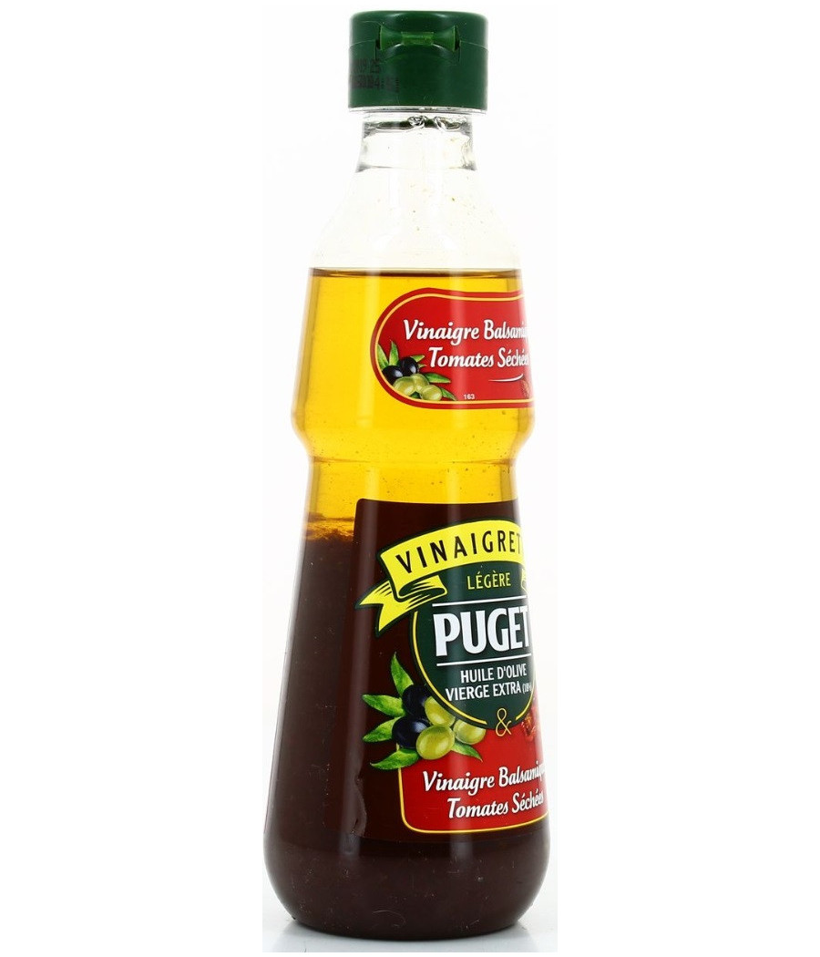 VINAIGRETTE AU VINAIGRE BALSAMIQUE TOMATES ET TOMATES SECHEE PUGET 33CL