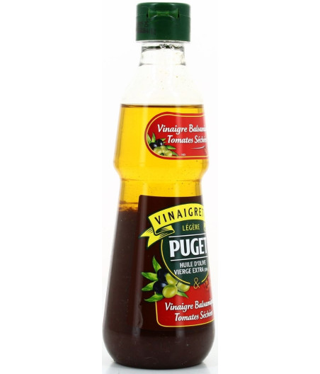 VINAIGRETTE AU VINAIGRE BALSAMIQUE TOMATES ET TOMATES SECHEE PUGET 33CL