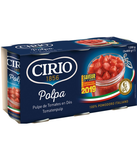 LA PULPE DE TOMATES EN DES 400G