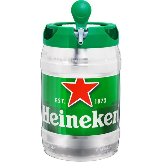 BIERE BLONDE MINI FUT 5° HEINEKEN 5L