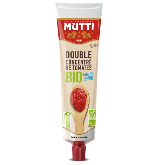 DOUBLE CONCENTRE DE TOMATES BIO 185G
