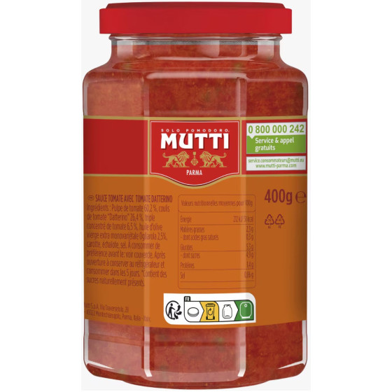 SAUCE TOMATES CUISINEES MUTTI 400G