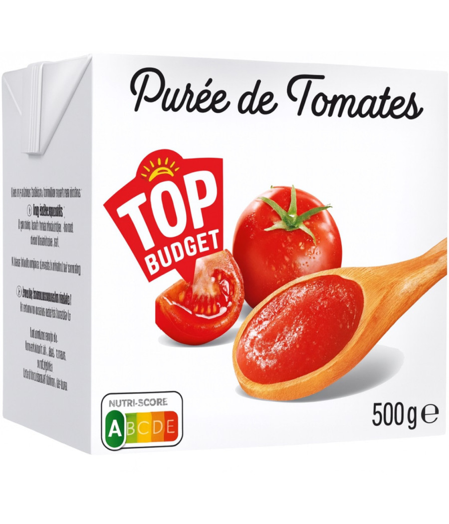 PUREE DE TOMATE TOP BUDGET 500G