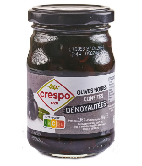 OLIVE NOIRES CONFITES
