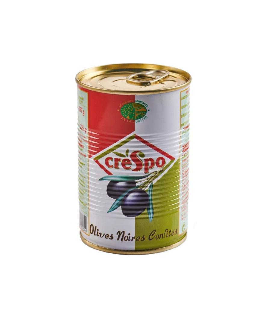 OLIVES NOIRES EN SAUMURE CRESPO 225G