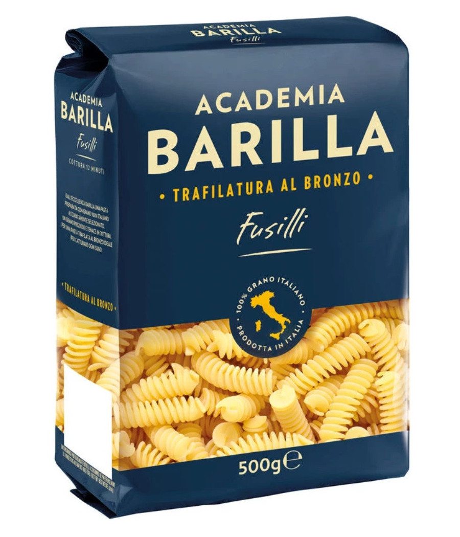 PATES FUSILLI ACADEMIA BARILLA 500G