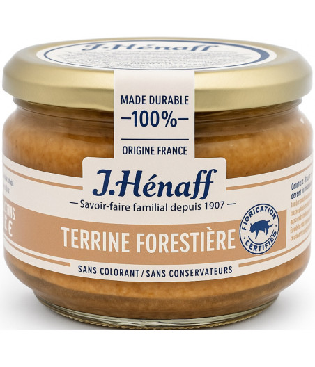 TERRINE FORESTIERE HENAFF 180G