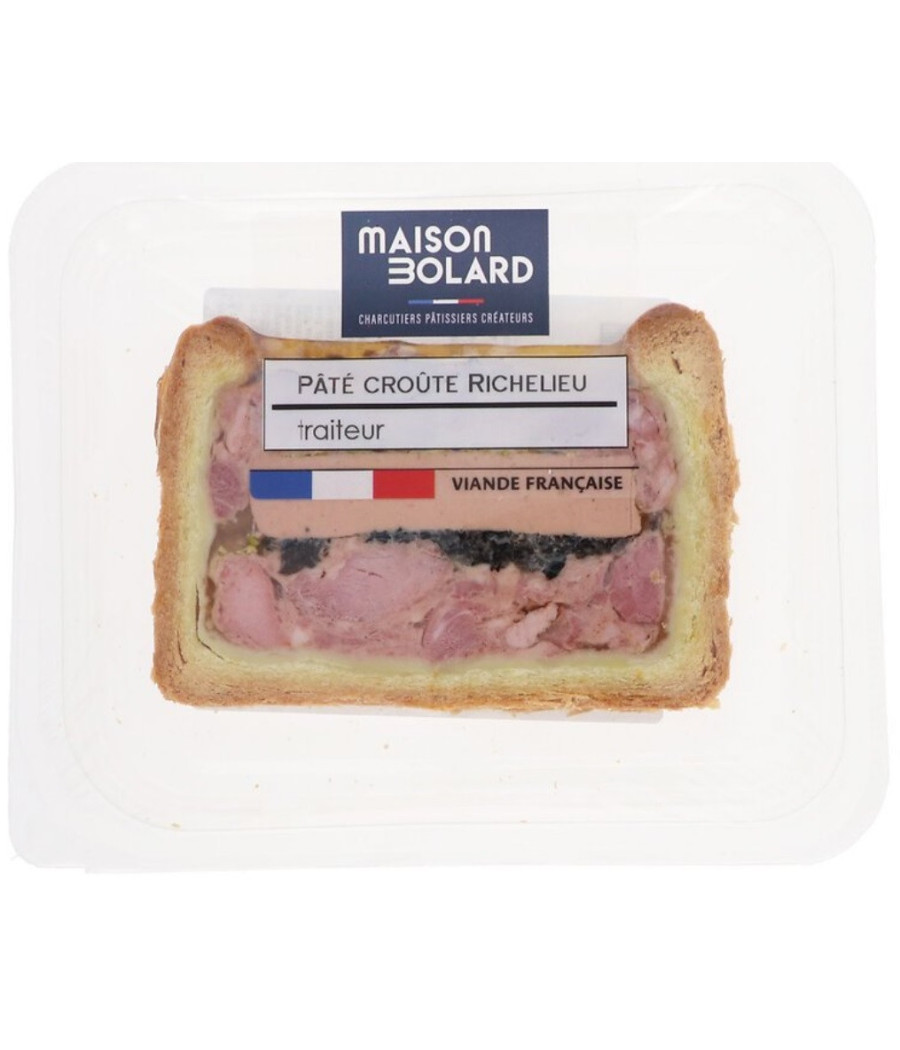 PATE CROUTE RICHELIEU BOLARD, 1 TRANCHE 100 G
