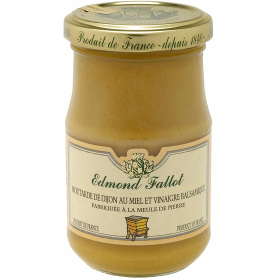 MOUTARDE DE DIJON AU MIEL ET VINAIGRE BALSAMIQUE EDMOND FALLOT 210G