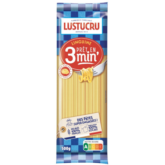 PATES LUSTUCRU LINGUINE 3 MIN 500G