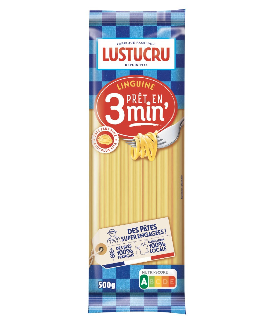 PATES LUSTUCRU LINGUINE 3 MIN 500G